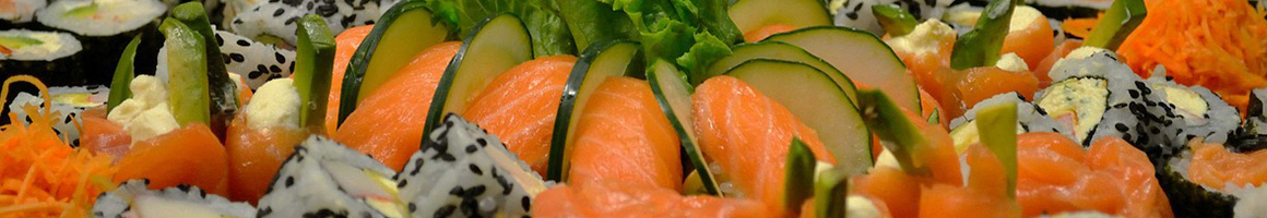 Eating Japanese Sushi at Sus Hi Eatstation - UCF restaurant in Orlando, FL.